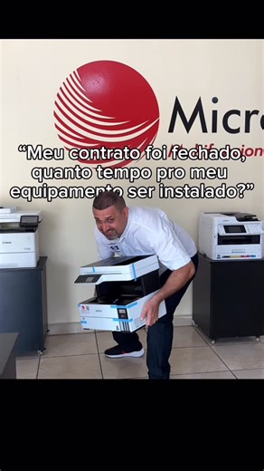 Microtemp Multifuncionais on Instagram: "“Mas demora pra entregar?” 🤔 Com a Microtemp, não. Contrato fechado, equipamento a caminho 🚚💨 Rapidez que faz diferença no dia a dia da sua empresa. #microtemp #alugueldeimpressora #outsorcingdeimpressão #locaçãodeimpressoras #impressorasgoiania"