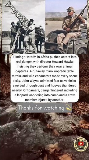 Filming *Hatari!* in Africa pushed actors into #shorts #shortvideo #actor #news