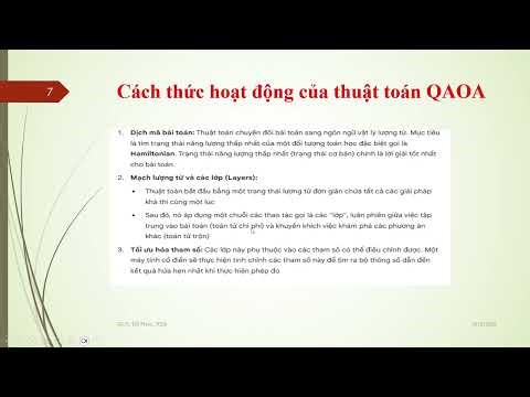 2026 03 10: Bài 18 Thuật toán tối ưu xấp xỉ lượng tử (QAOA)