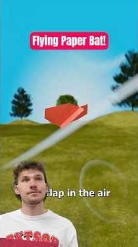 How To Make A Flying Paper Bat!