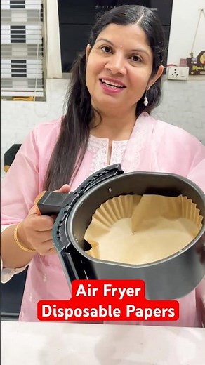 How to use the Air Fryer disposable papers for hygienic cooking | #airfryer #airfryerrecipes #howto