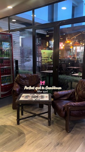 One of my favourite places in Casablanca🎀✨📍The door escape room kayna en face de coco palm Anfaplace ##coffee##afterwork##casablanca##fyp##fypシ゚viral