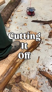 Hewing techniques. This technique can be used not only for small bits off wood, but also larger tree sized ones! The usual process means making a series of notches. Sometimes you don’t have much to take off so you can make a series of oblique cuts paying attention to the grain which means that it’s easy to take the material off. As always make sure that your feet and anything you don’t want to cut is well behind the line, use appropriate force depending on the resistance of the wood. If your tim