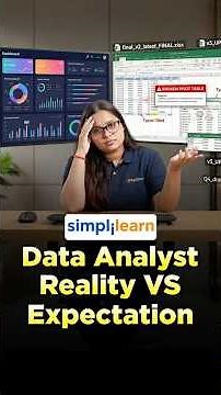 Data Analyst Expectations vs Reality | What It’s Like To Be A Data Analyst | #Shorts | #Simplilearn