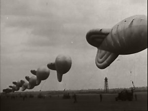 Barrage Balloon Clip WW2 England D. D. Teoli Jr. A. C.