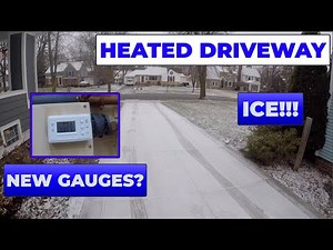 2nd December 2021 DIY Heated Driveway Melting Snow Time Lapse & Startup - Episode 76 [12-19-21]
