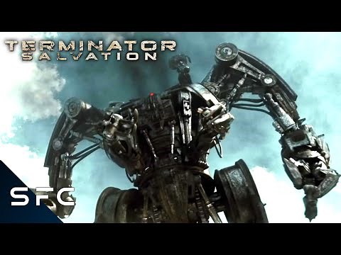 Terminator Salvation | The Harvester Attacks | Full Scene | 2009 Movie