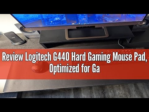 Review Logitech G440 Hard Gaming Mouse Pad, Optimized for Gaming Sensors, Moderate Surface Friction,