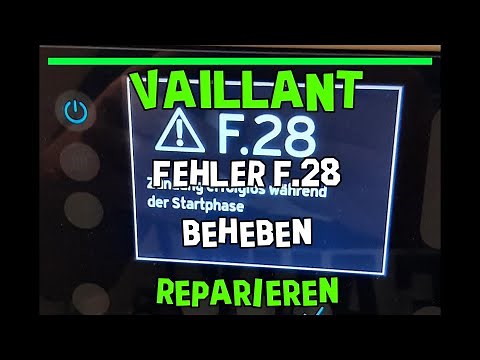 Vaillant ecoTEC plus VCW 20/26 CS/1-5 Error F.28 Error F28 Error F.028 fix repair reset