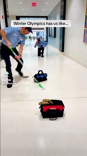 Plumbers Mimic Olympic Curling | Roto-Rooter