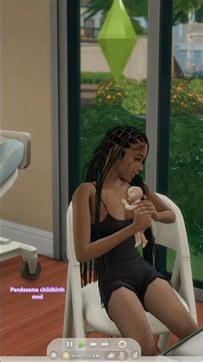 Pandasama Childbirth Mod. #sims4 #thesims4 #sims4mods #sims4letsplay