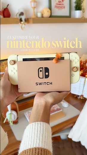 switch customization 101📝 #nintendoswitch #switchaccessories
