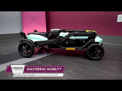 Mastering Mobility | Pride® Mobility | Folding the Go Go® Super Portable