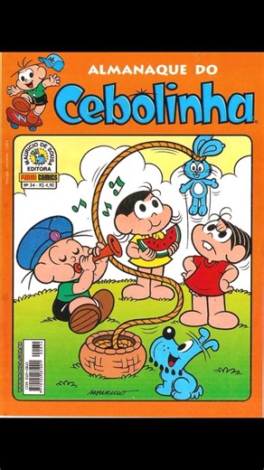 Cebolinha Almanac Comic Strip, Maria Cebolinha Learning to Talk | Comic Narration