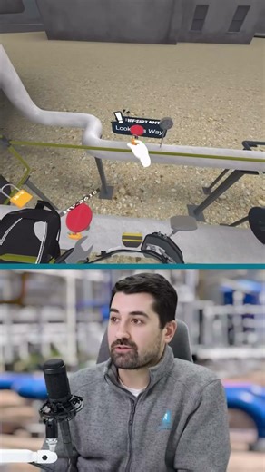 LOTO should never be learned on live equipment. #VR is changing that. 💡 #safetytraining #loto