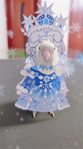 Winter Queen Glow Version New Skin Cos Mini World Mini World New Skin Cos Peony Parrot Bird Cult