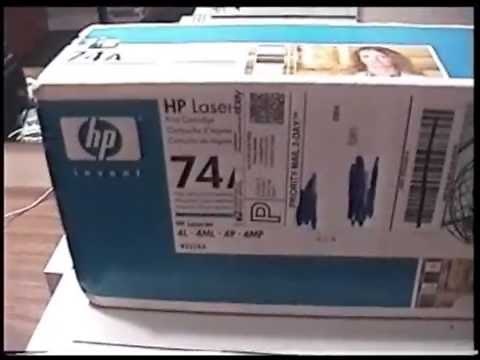 HP LaserJet 4P update + new toner cartridge