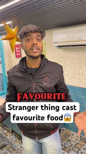 Stranger thing cast favourite food😱#shorts #challenge #tiktokeffects