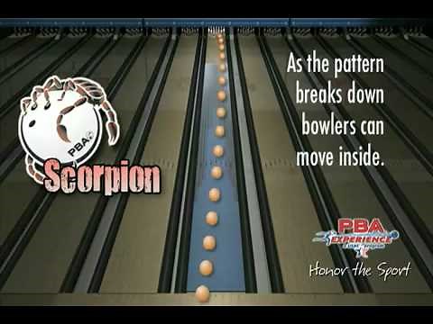 PBA Bowling Scorpion Oil Pattern