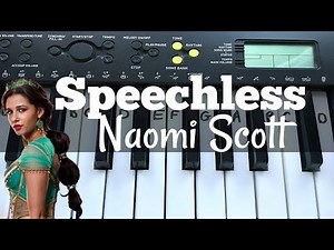 Speechless - Naomi Scott from Aladdin | Easy Keyboard Tutorial With Notes