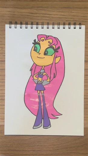 Teen Titans Go Starfire Drawing 😱