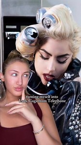 the best lady gaga music video 🙌🏻 #ladygaga #ladygagamakeup #makeuptutorial #makeuptransformation #makeuplover | Makeup by Katie