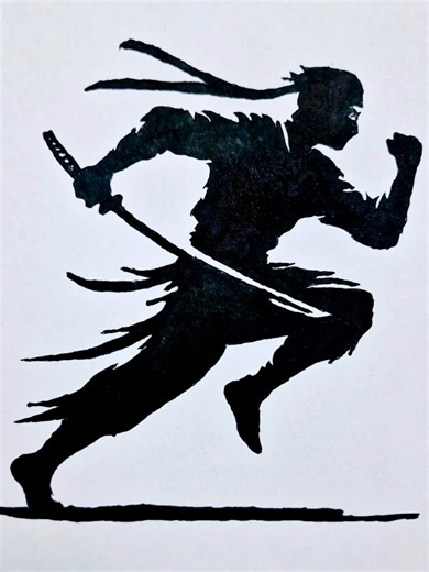 Easy Drawing Sketch Ninja #ninja #sketch #drawings #foruyou #art