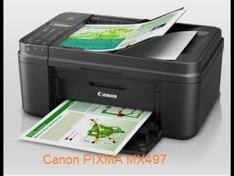 Cara download dan install driver printer Canon MX 497