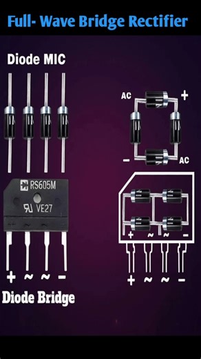 full Wave Bridge Rectifier #shorts #bride #rectifier