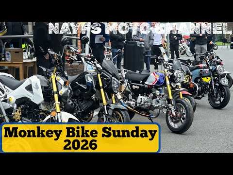 CMC Monkey Bike Sunday 2026 | Honda Monkey Bike Show | Monkey Bikes