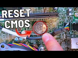 How To Reset CMOS Battery PC or Replace Battery. Reset Bios on Motherboard
