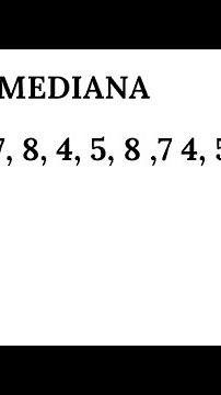 Como calcular a MEDIANA? Conteúdo básico da Estatística #mediana #estatistica #matematica
