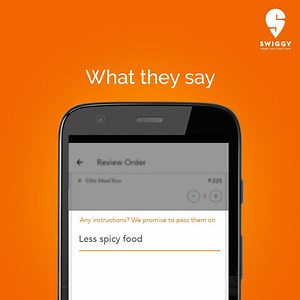 We can read between lines when it comes to food. Add special instructions to your order and your wish is our command. | Swiggy