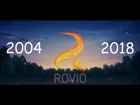 Evolution of Rovio games - 58 games from 2004 to 2018