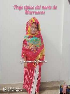 Trip to Morocco, traditional northern costume, handmade.