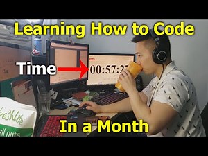 Learning To Code in 1 Month | Non Stop Studying | Time Lapse Video