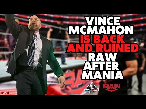 WWE Raw 4/3/23 Review | Vince McMahon RUINS Raw After Wrestlemania, ONE OF THE WORST RAW'S EVER
