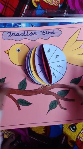 Fraction Bird#fraction#maths project