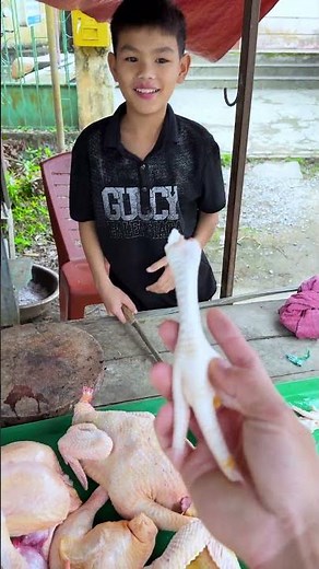 Grilled chicken feet vs 1$ coin! #shorts #tiktok #foryou #fyp #xuhuong #langlieu