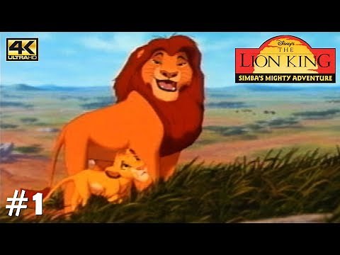The Lion King: Simba's Mighty Adventure - Playthrough PSX / PS1 / PGXP / Widescreen 4k 2160p PART 1