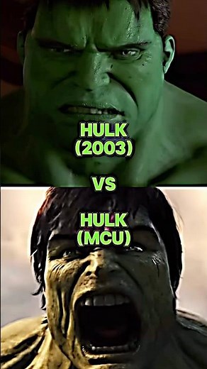 Hulk (2003) vs. Hulk (MCU)