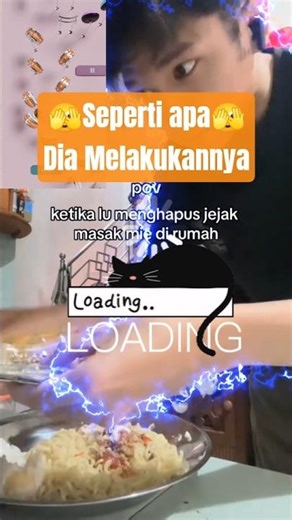 POV Masak Mie Dirumah Tanpa Meninggalkan Jejak 🤫