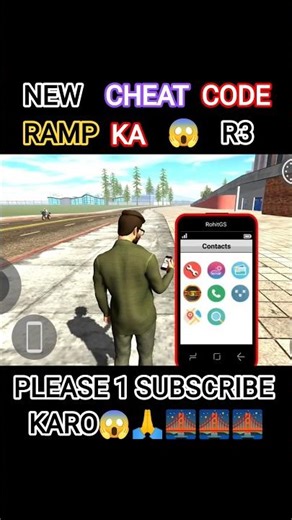 indian bike driving 3D secret cheat code ramp ka