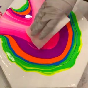 66K views · 283 reactions | Swiping technique examples for paint pouring. Credit: Bespattered Facade (Instagram) | Fluid Art Studios | Facebook
