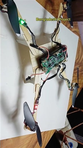 My Homemade Drone, Powerful Mini Drone For Fly #drone #minidrone #shorts