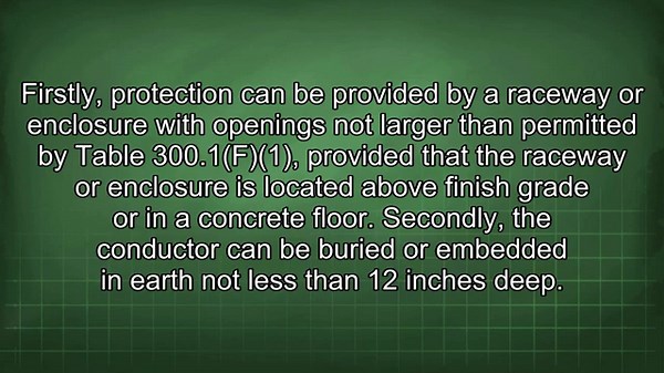 Grounding Electrode Conductor Protection NEC Explained