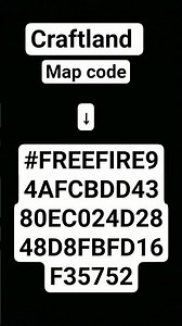 free fire #craftland map code comment box main hai