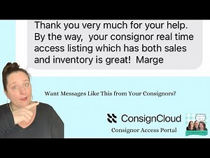How Consignors can See Their Inventory and Sales Consignor Access Portal Quick Tutorial.