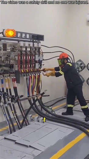 When working with electricity be careful all the time! #jobs #electrician #fyp | Life Hacks