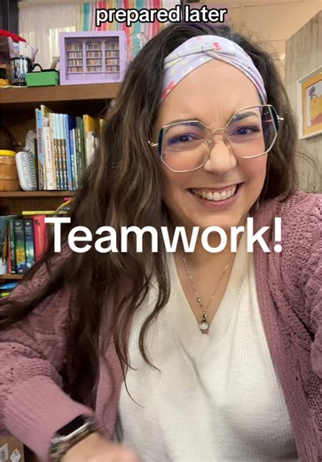 Replying to @char you guys are all my library aides at this point and l am thankful 😅💜 #schoollibrarian